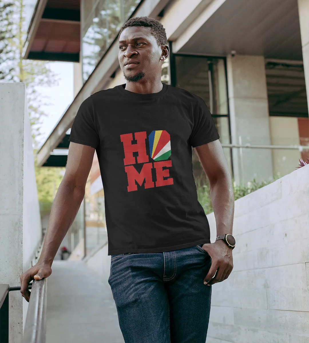 1sttheworld T-Shirt - Home Seychelles T-Shirt Black A35