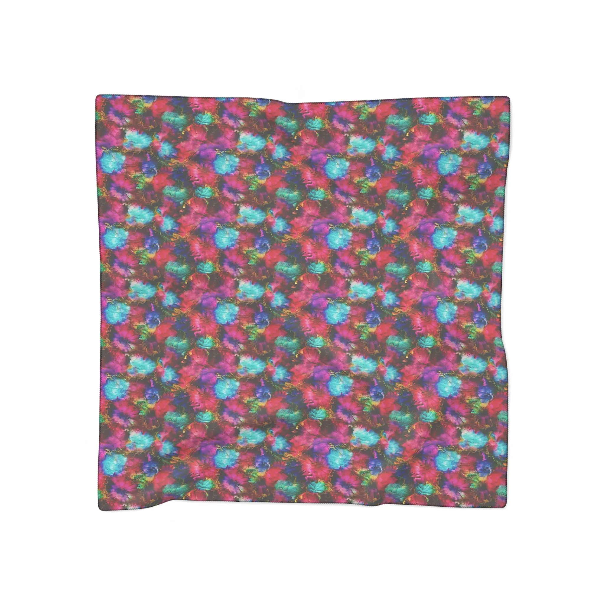 Chiffon Scarf - Grateful Flower Print