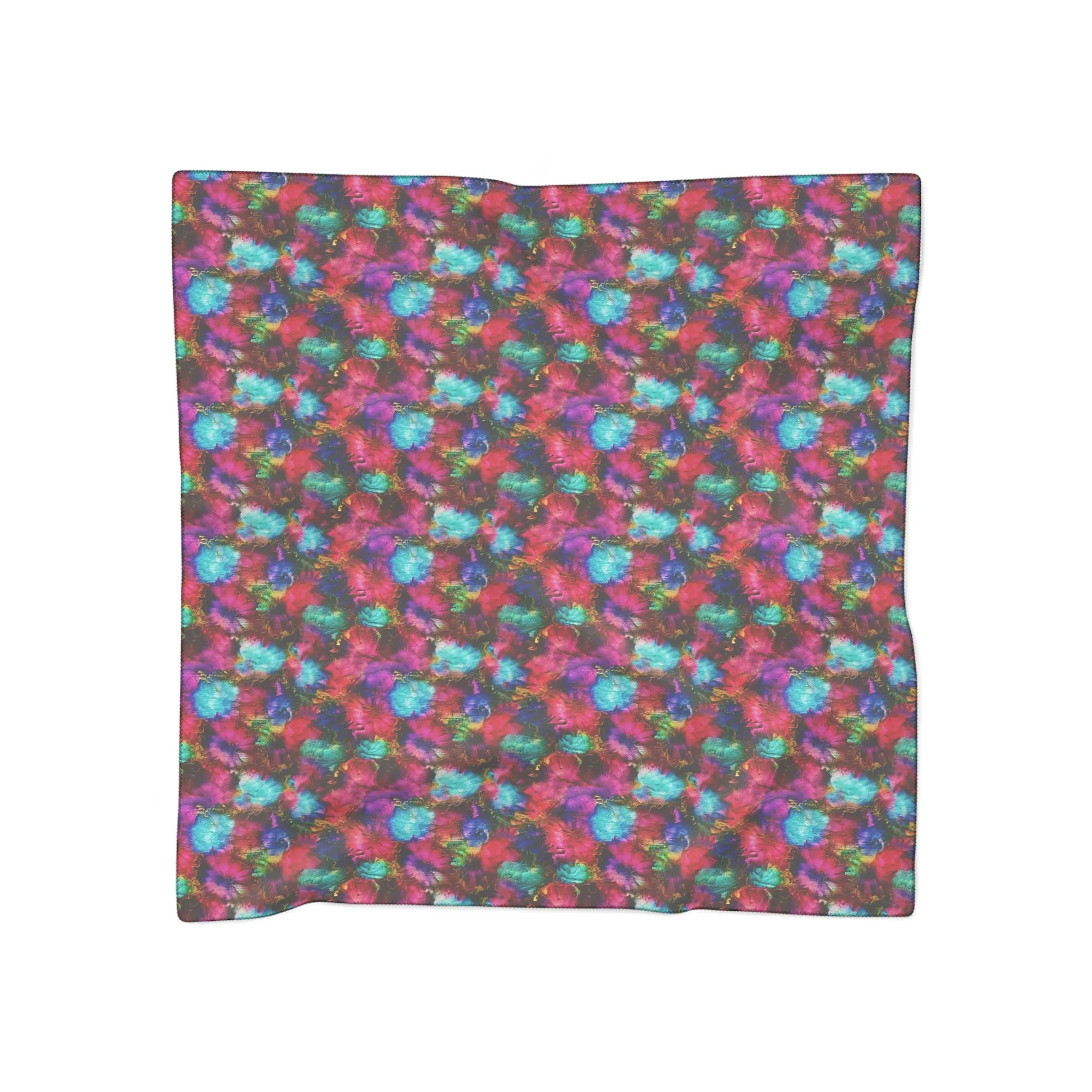 Chiffon Scarf - Grateful Flower Print