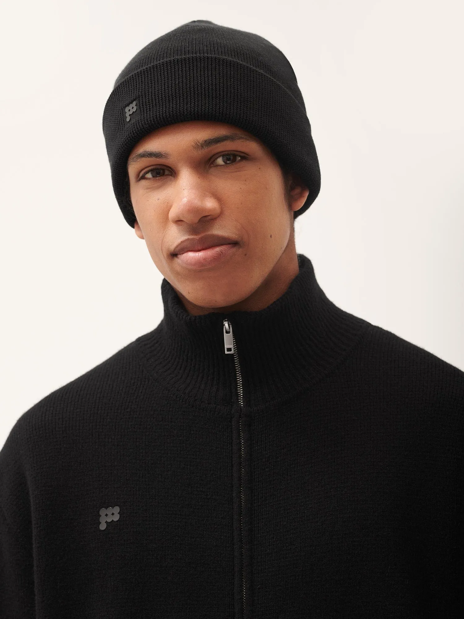 DNA Regenerative Merino Wool Beanie—black