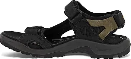 Ecco Men&#x27;s Yucatan Sandal Black/Mole/Black | Buy Ecco Men&#x27;s Yucatan Sandal Black/Mole/Black here | Outnorth