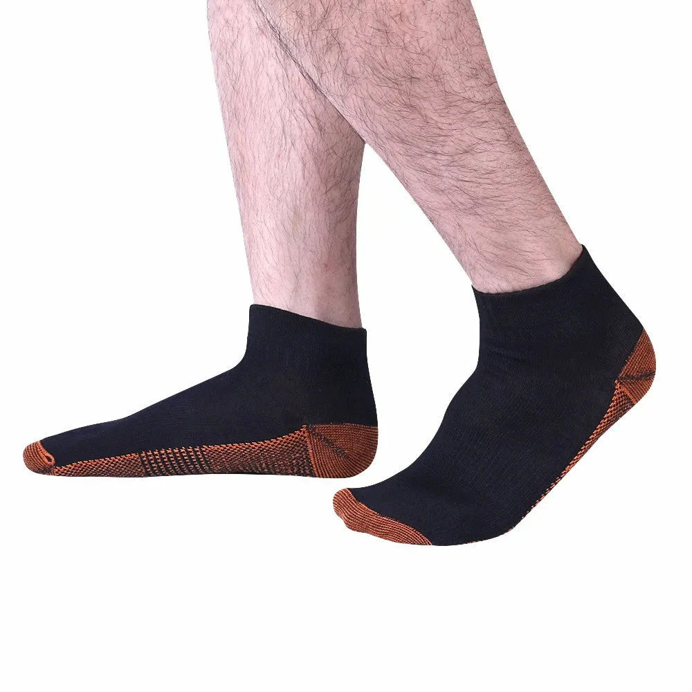 Fatigue Reducing Miracle "COPPER" Ankle Socks