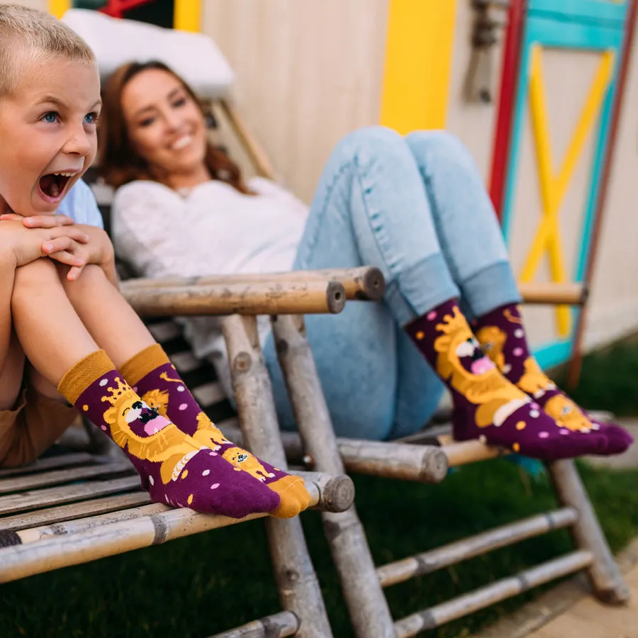 Kids' King Of The Jungle Socks