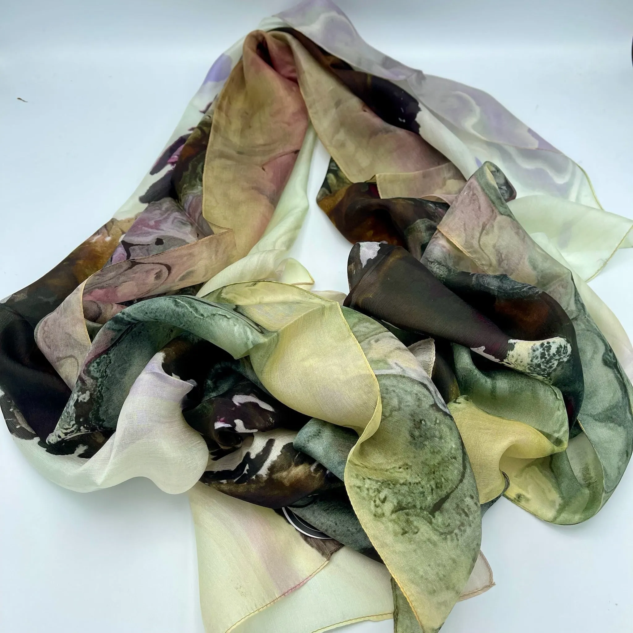 Rosie Ink Blot Silk Scarf