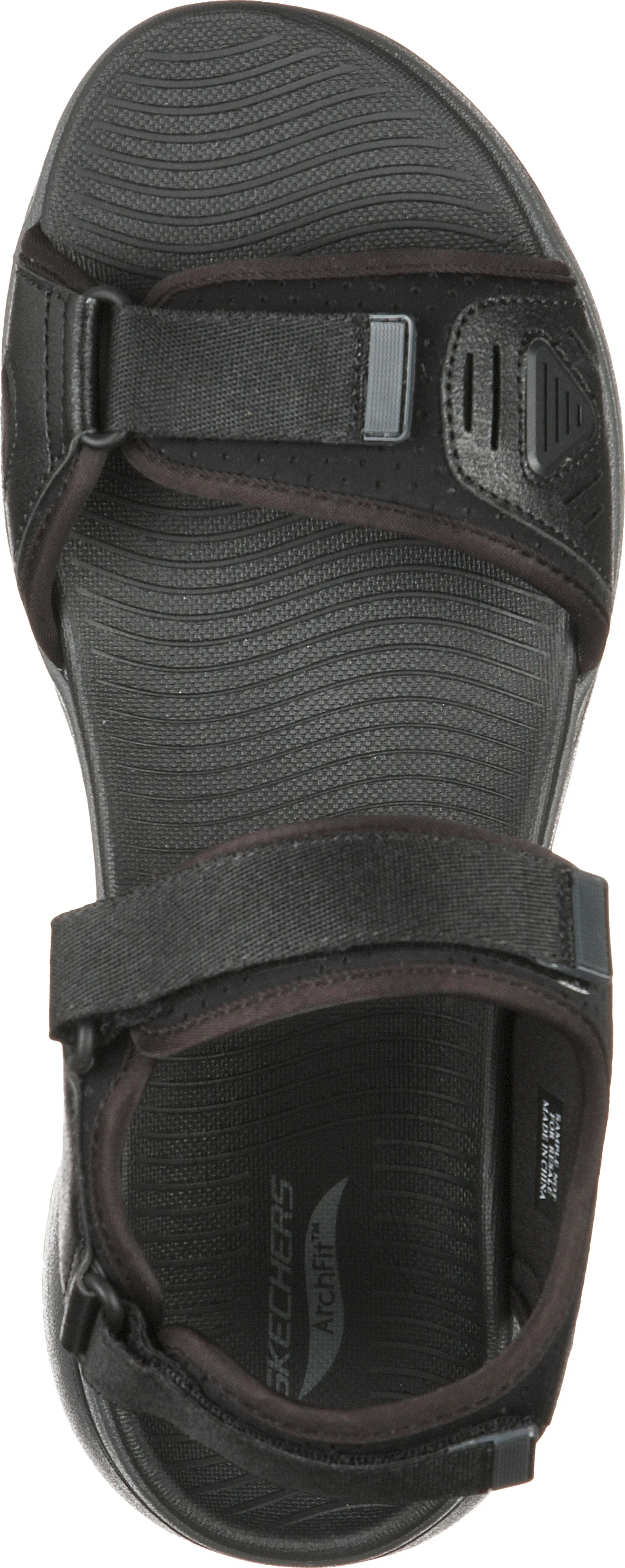 Skechers Men&#x27;s Go Walk Arch Fit Sandal Black Charcoal | Buy Skechers Men&#x27;s Go Walk Arch Fit Sandal Black Charcoal here | Outnorth