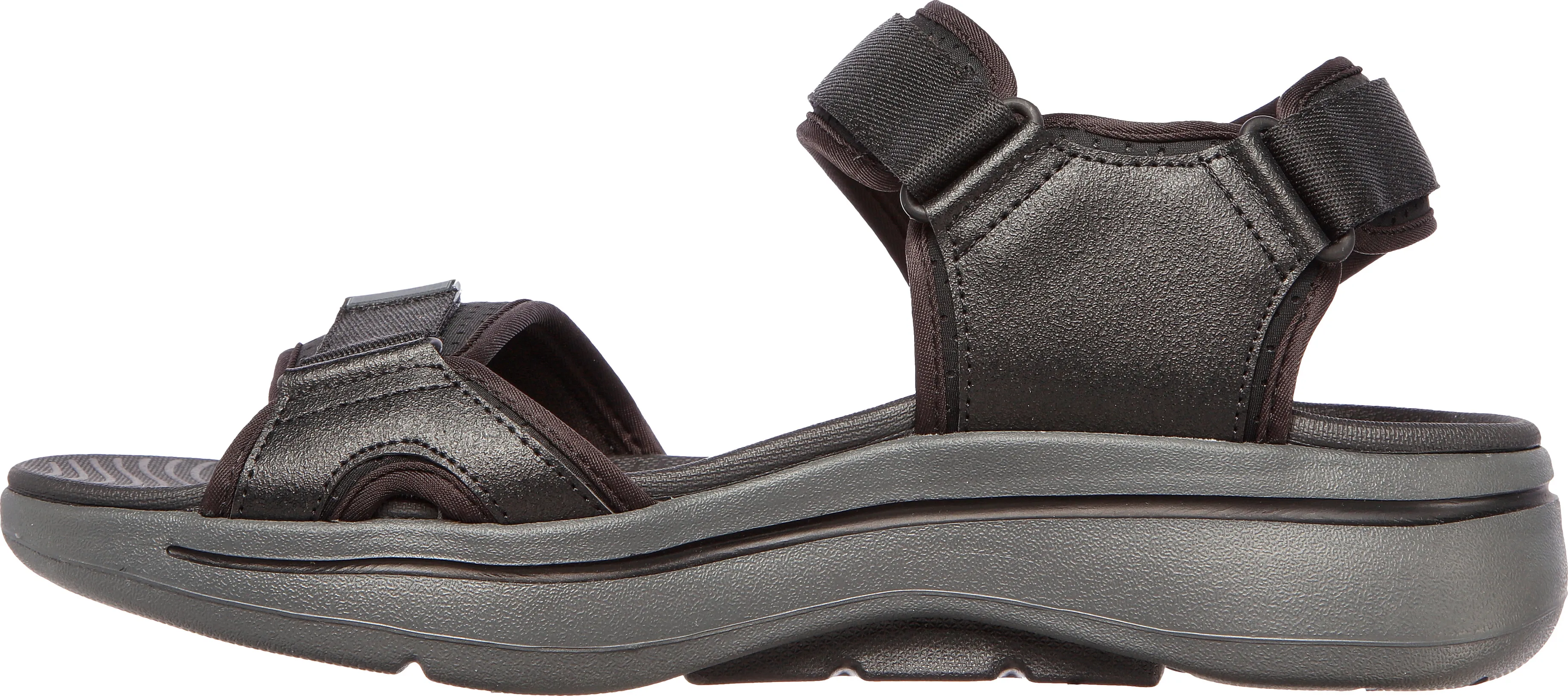 Skechers Men&#x27;s Go Walk Arch Fit Sandal Black Charcoal | Buy Skechers Men&#x27;s Go Walk Arch Fit Sandal Black Charcoal here | Outnorth