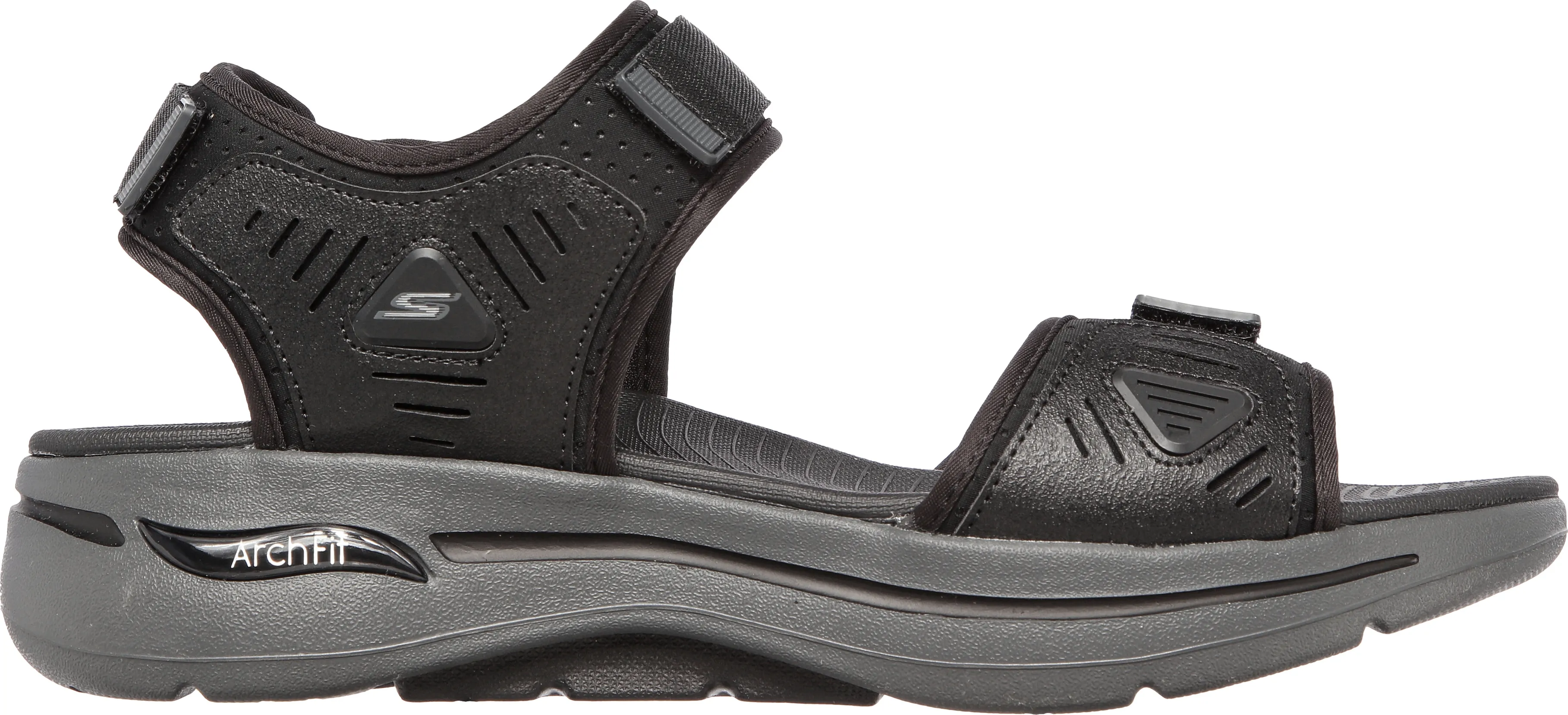 Skechers Men&#x27;s Go Walk Arch Fit Sandal Black Charcoal | Buy Skechers Men&#x27;s Go Walk Arch Fit Sandal Black Charcoal here | Outnorth