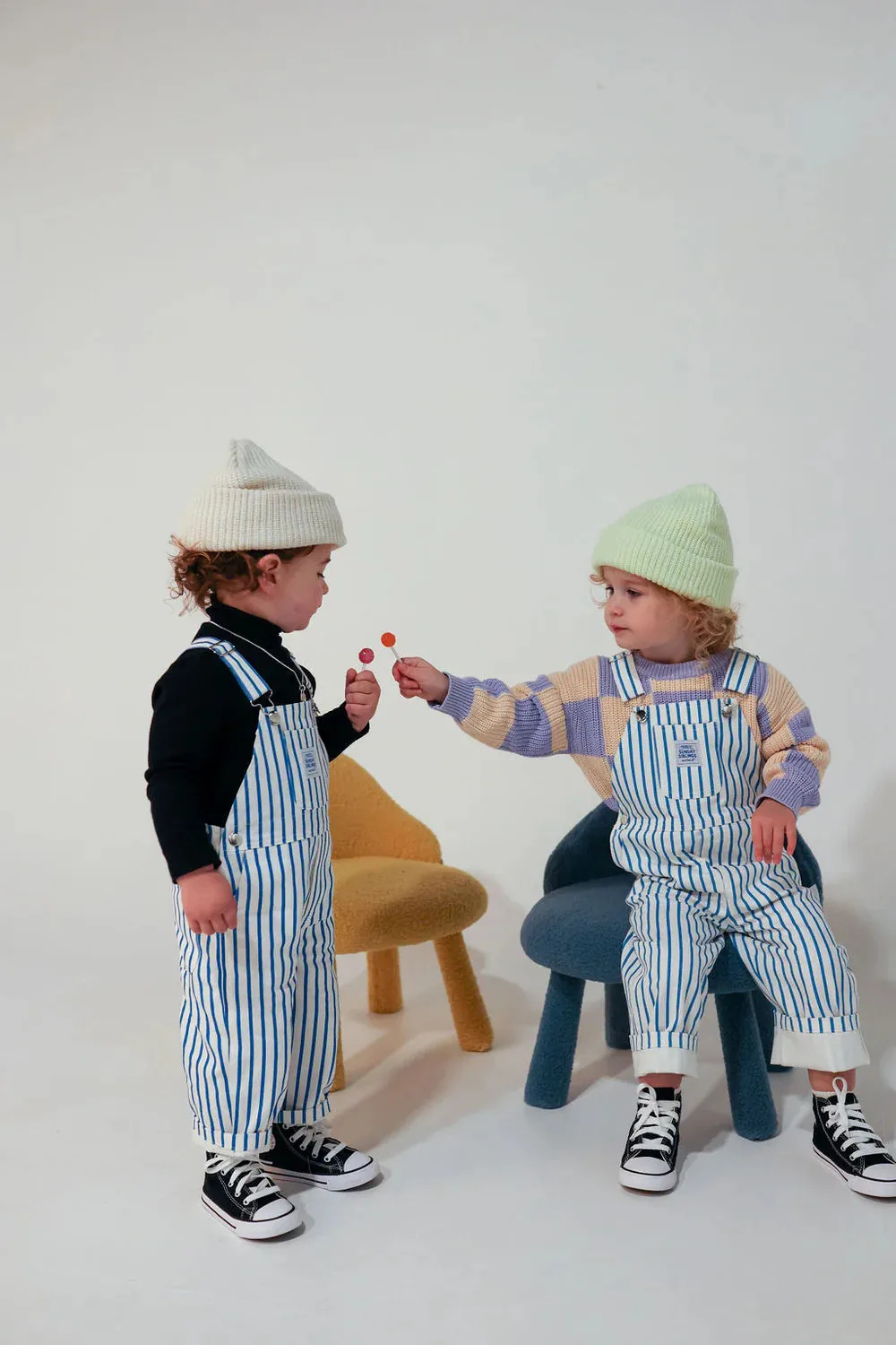 sunday siblings figo beanie - lime